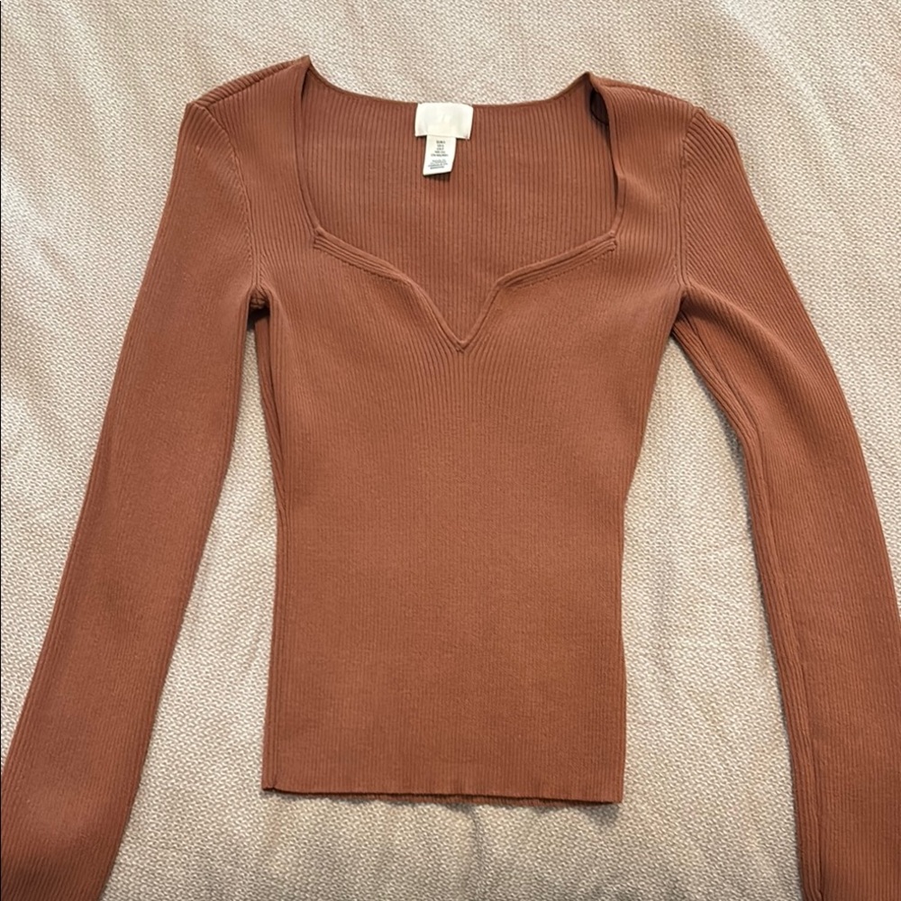 Mauve Long Sleeve Top